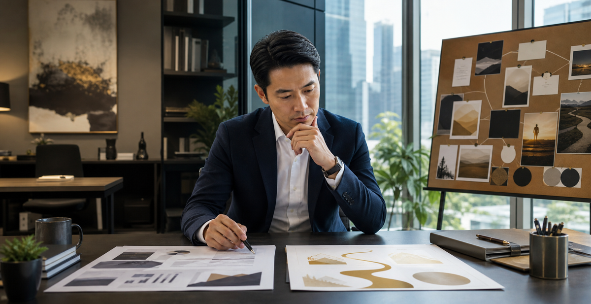 Financial adviser evaluating the trade-off between current income and a new professional goal